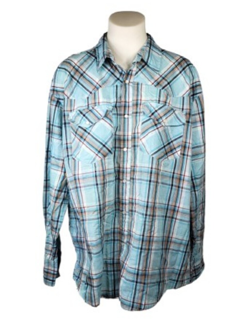 Canyon Guide Western Pearl Snap Long Sleeve Shirt Sz XL